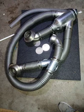 Modular Ventilation Kit – FLEXAUST T-7W, TubeTec P3N, CNC Flanges, Damper, Mesh