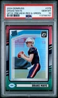 2024 Panini Donruss Rated Rookie Drake Maye Red & Green Optic Preview PSA 10