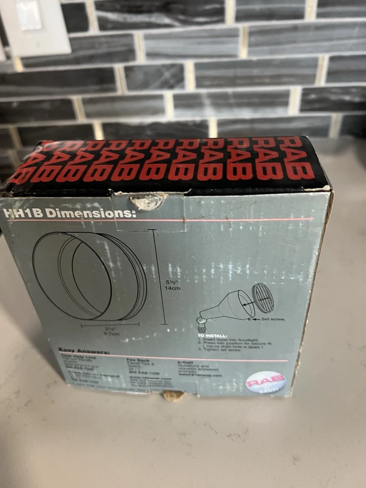 Капот RAB черный HH1B литой алюминий защищает от воды и ударов 10950 - Изображение 4 из 4