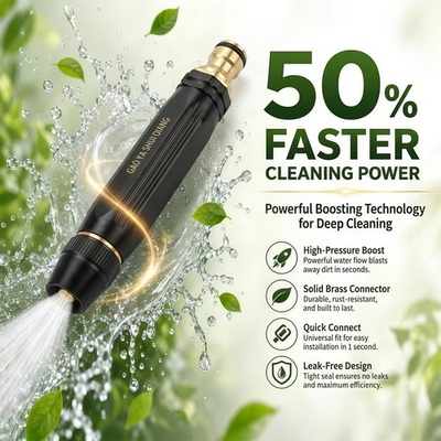 #ad Larnto High Pressure Hose Nozzle Water Gun for Car Wash Garden Pressure Booster $33.99