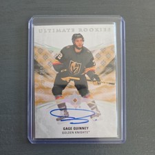 2020-21 Ultimate Collection Rookies /299 Gage Quinney Tier 1 #139 Rookie Auto RC