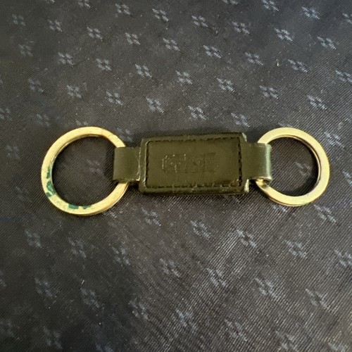 Coach Schlüsselanhänger schwarz Leder Diener, Unisex