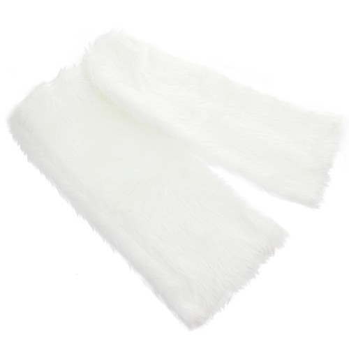 1 Pair of Women Fashion Winter Leg Warmers Plush Knee-High Leg Socks Leg Warmer - Picture 12 of 12