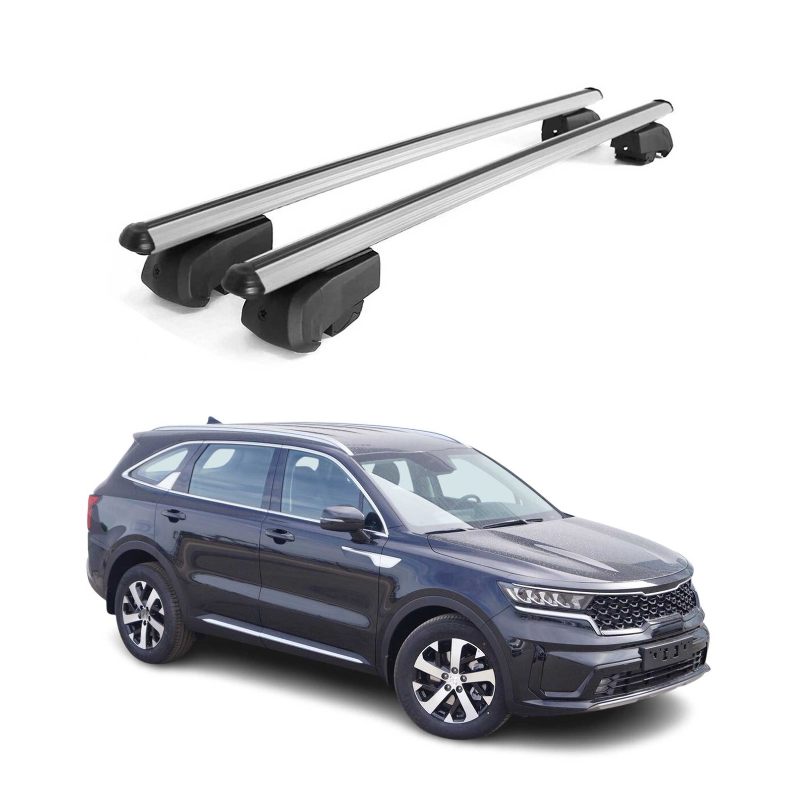 Barres de toit transversales pour Kia Sorento pour résoudre le manque de coffre
