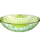 Anchor Hocking Salad /Fruit 11”  Serving Bowl Soreno Avocado Green  Vintage MCM