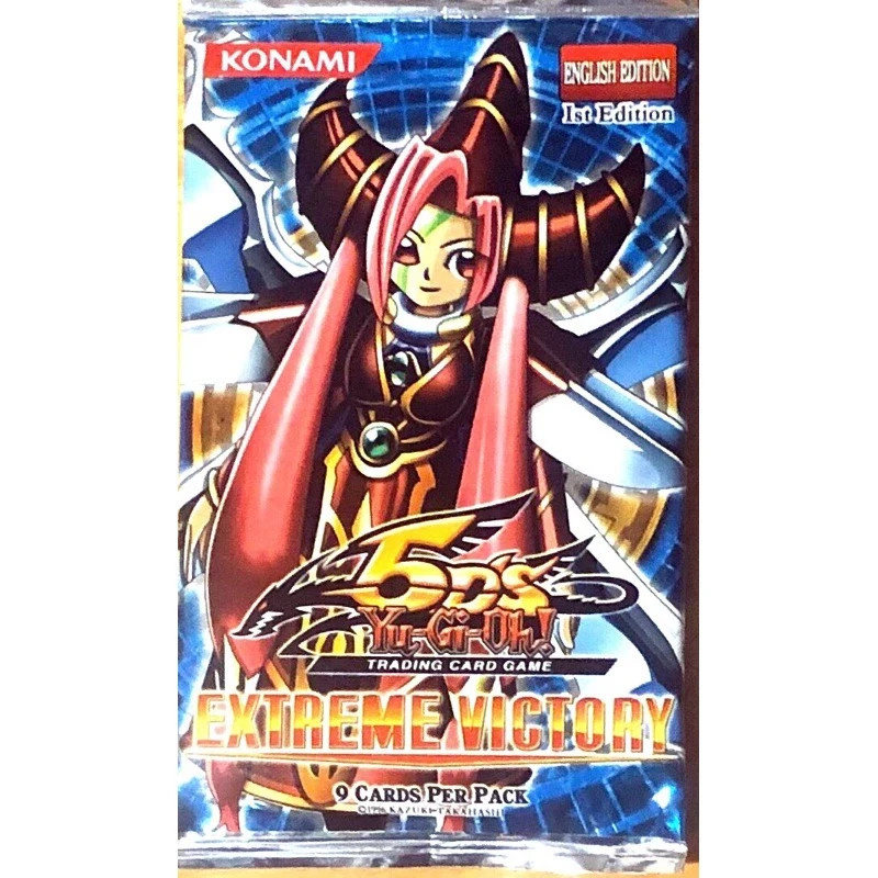 YuGiOh 5D's Extreme Victory 9 Card Booster Pack Sealed English 1st Edition Trade