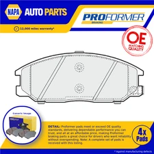 Brake Pads Set fits SSANGYONG ACTYON 2.0D Front 2006 on Proformer Quality