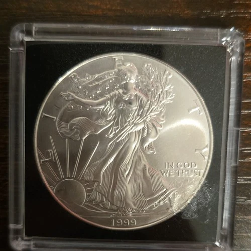 U.S. Mint American Eagle 1999 1 oz Silver Coin .999 Fine