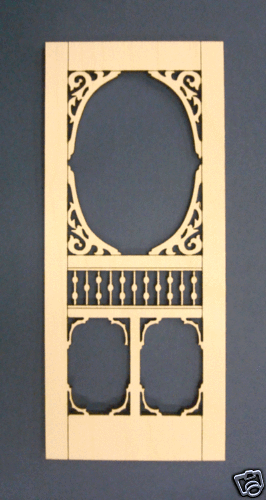  1:24 Scale Dollhouse Miniature screen door - Picture 1 of 1