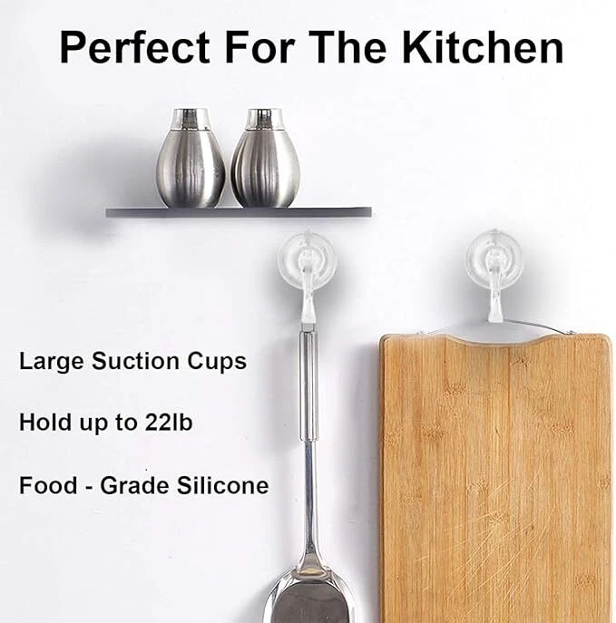 Gancho de ventosa para colgador de guirnalda de alta resistencia con cerradura de llave Foto 3 de 4