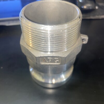 APG SS316 F200 2  F male adapter x male npt coupling 