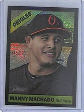 2015 Topps Heritage Black Refractor #THC-454 Manny Machado No 56 of 66