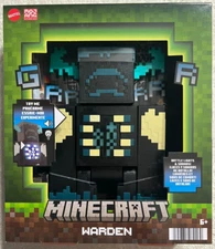 MINECRAFT WARDEN ACTION FIGURE BATTLE LIGHTS & SOUNDS  *NEW VERY HARD TO FIND*