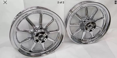 HARLEY ELECTRA GLIDE 2000 -08 wagon RIMS 9 SPK MAG OEM TOURING WHEELS Exchanges