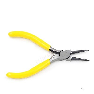 125mm 5" Bent Nose Pliers Wire Wrapping DIY Hobby Craft Making Toothless Black