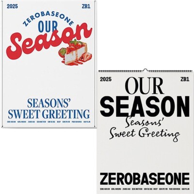 ZEROBASEONE 2025 SEASON'S GREETINGS/Calendar+Diary+Book+10 Poster+