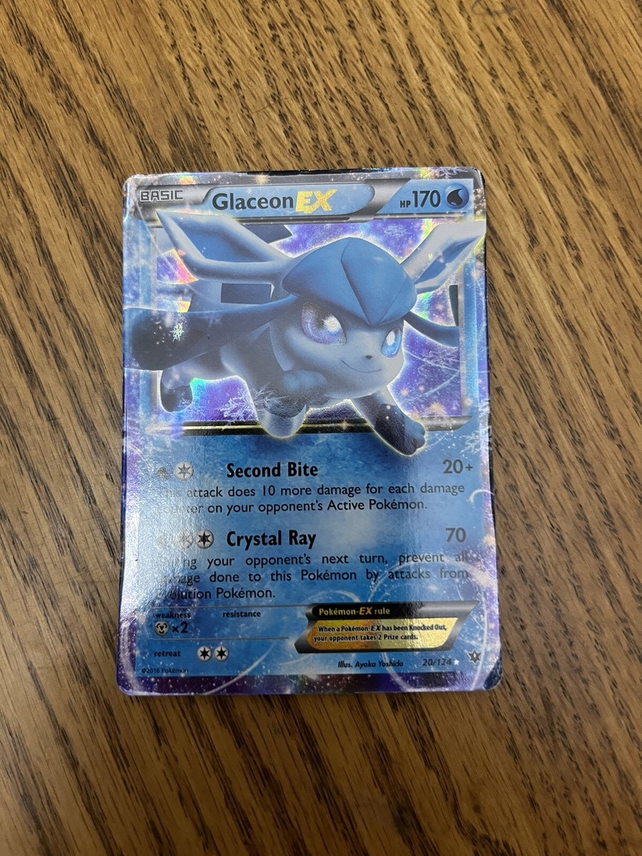 glaceon pokemon card ex prevent all damage done to this Pokemon by attacks from Evolution Pokemon Pokemon - Glaceon-EX (116/124) -