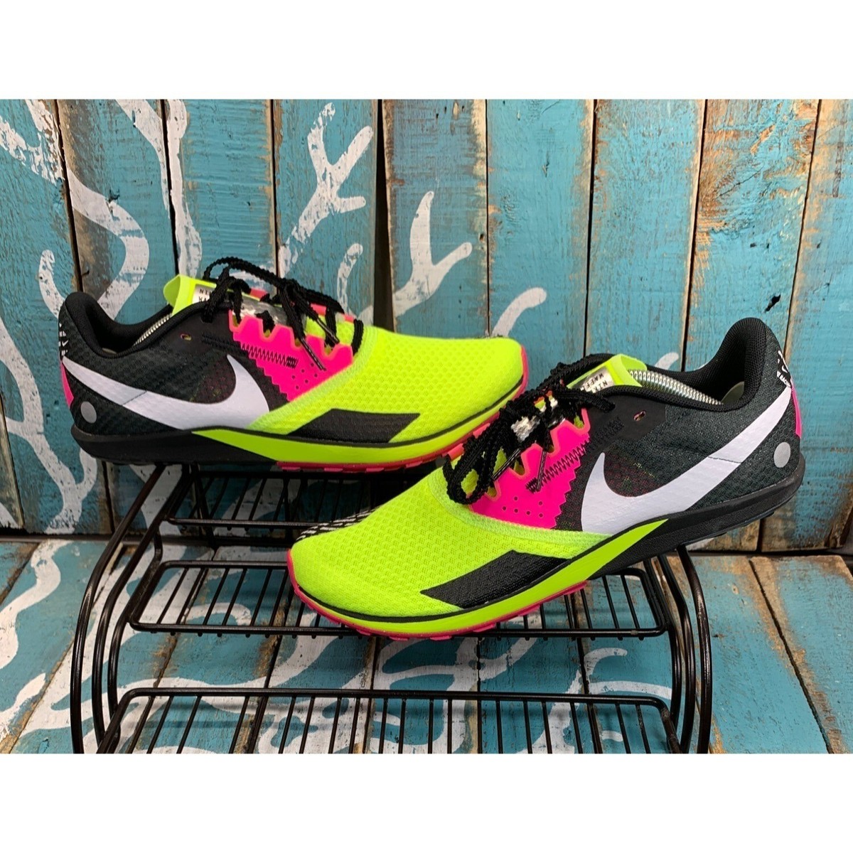 NEW Nike Rival Waffle 6 Cross Country Volt/Blk/Pink/White DX7998