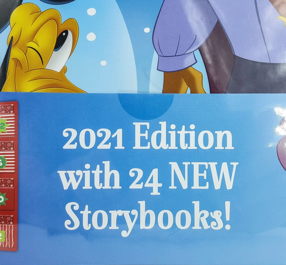 Disney Storybook Countdown ADVENT CALENDAR 21 x 14" w/ 24 Hardcover Books NEW - Image 3 of 4