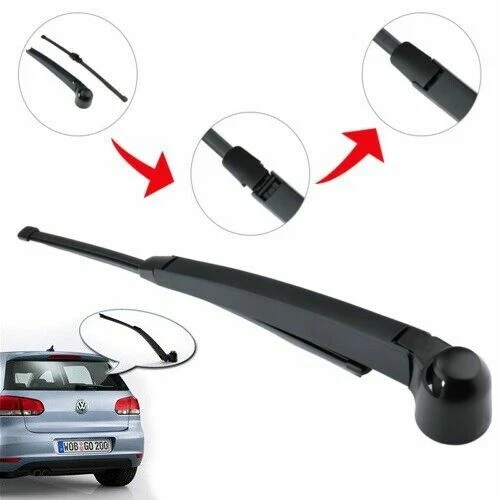 UK 13 Inch FOR VW Golf Mk5 10/2003-6/2009  Hatchback Rear Wiper Arm & Blade - Image 4 of 4