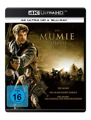 DIE MUMIE TRILOGIE-- BRENDAN FRASER,RACHEL WEISZ  6 ULTRA HD BLU-RAY NEU