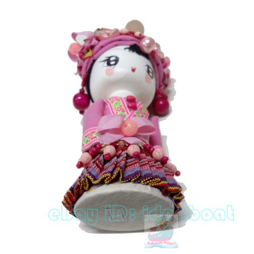 (19~21cm tall) Q-Doll Headwear Beauty Girl Figurine Doll Chinese Ethnic Minority - Picture 131 of 133