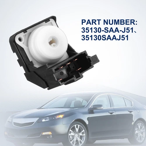 Ignition Switch 35130-SAA-J51 For Honda Accord Cr-V Civic Odyssey Element Acura, - Foto 9 di 19