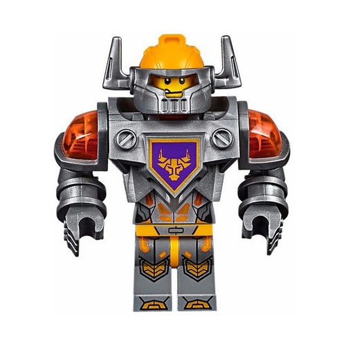 LEGO NEXO CABALLEROS MINIFIGURA AXL TORSO PLATEADO PLANO 70322 70323 70317 Nuevo - Imagen 1 de 2