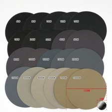 5 Inch Sanding Disc 1500 Grit Hook and Loop Wet Dry Usable Silicon Carbide 20Pcs