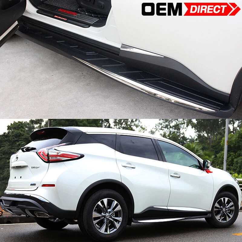 Se adapta a 15-24 Nissan Murano Z52 Estilo OE Barra de estribo lateral Par - ABS Foto 2 de 4