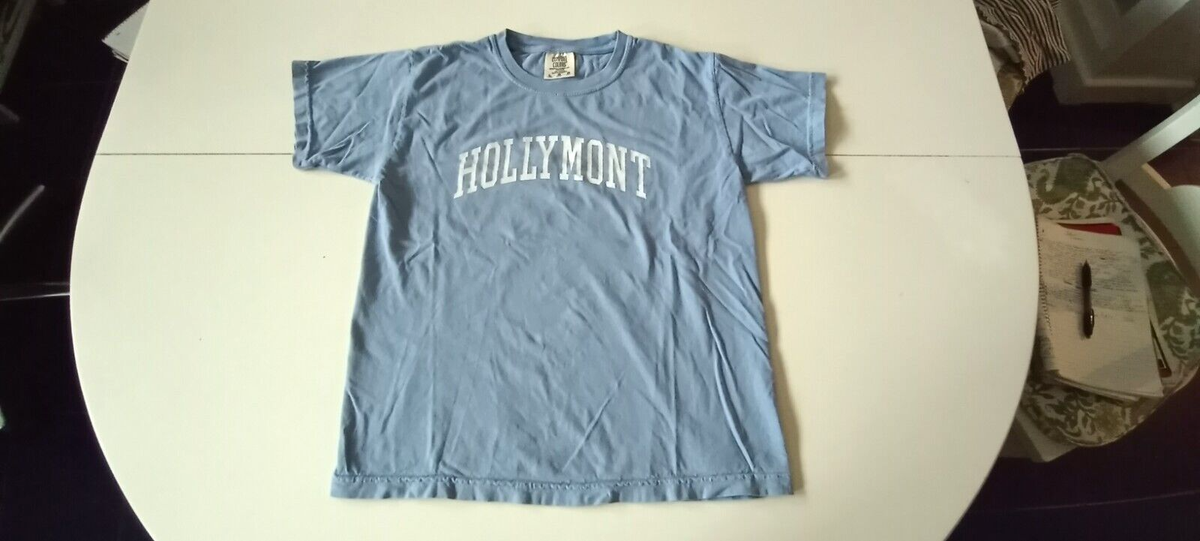 COMFORT COLORS Girls Youth size YL Cute Blue HOLLYMONT Tee | eBay