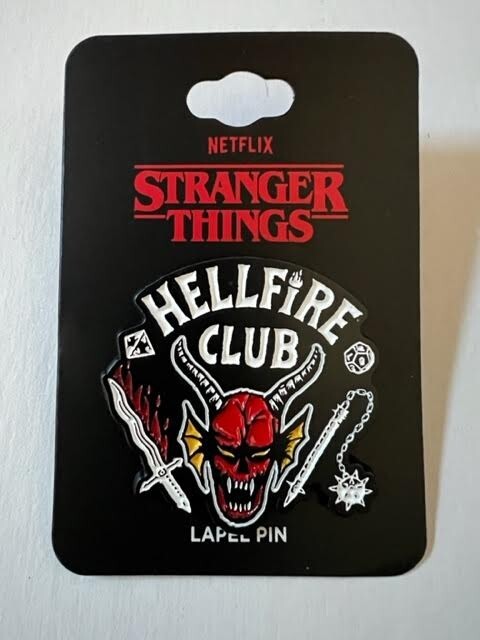 Stranger Things Hellfire Club Logo Enamel Pin | eBay