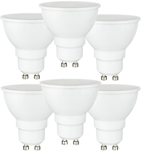 2-Pack 5W GU10 LED Colored Spotlight Bulbs - RGB Orange Landscape Lighting