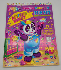 Vintage LISA FRANK Panda Painter Activity Tablet Coloring Book NEW With Stickers