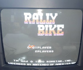 Rally Bike -- NES Nintendo Original Classic Authentic Game TESTED GUARANTEED