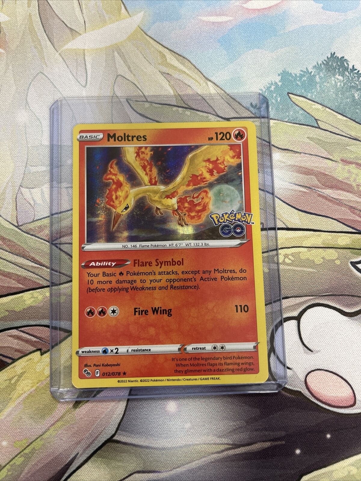 Moltres - 012/078 - Pokemon Go - Holo