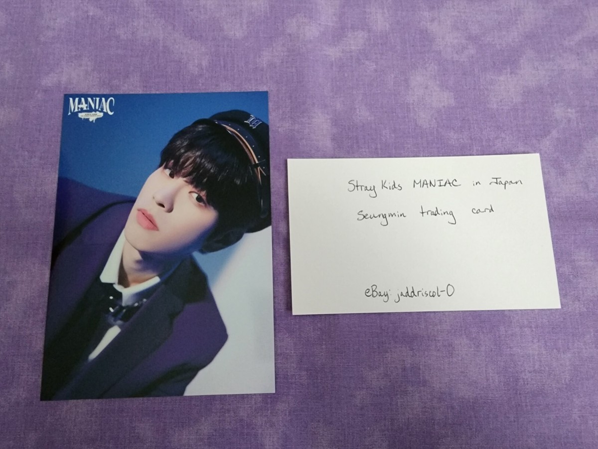 Stray Kids Seungmin - Maniac in Japan Trading Card (~4x6in