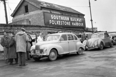 Turner in a Jowett Javelin 1949 Motor Racing 4x6 Photo