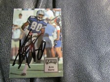 Alvin Harper Autographed Football Card JSA Auction Certified 2