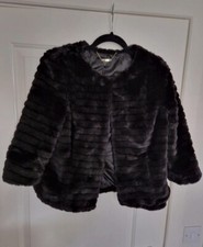 Therapy London Black Faux Fur Jacket