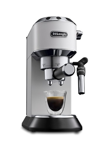 De'longhi Dedica EC685.W Cafetera de Bomba Acero Inoxidable café  molido/monodosi | eBay