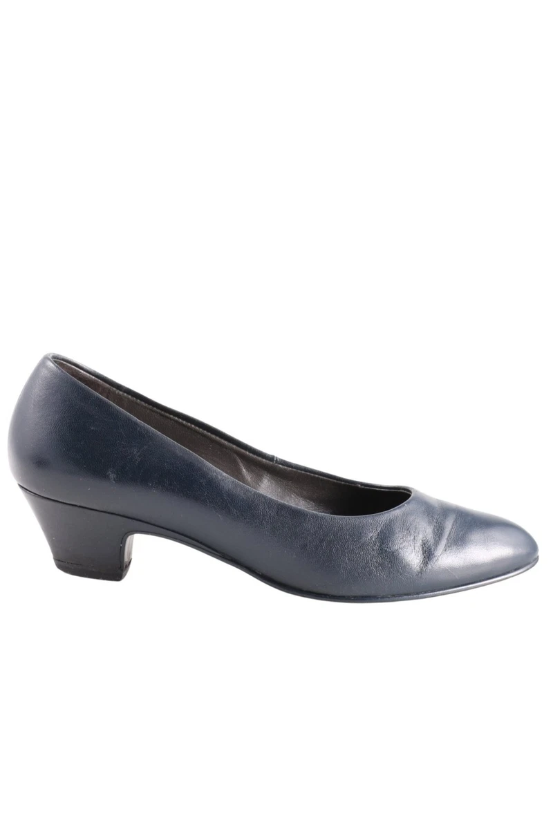 Escarpins Salamander - Cuir Noir, Talons Bas, Pointure 39 - Occasion Très Bon état