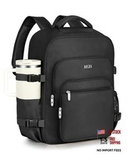 Travel Backpack for Women, Fits Airline Personal Item Bag Size Limits Black