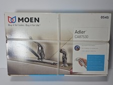 NEW Moen CA87530 Adler Chrome One Handle Kitchen Faucet Side Spray Low Arc