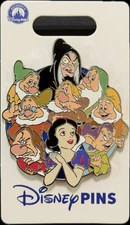 2025 Disney Parks Family Cluster Snow White & The 7 Dwarfs Queen Dopey OE Pin