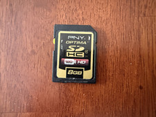 PNY Optima 8GB SDHC Class 4 Flash Memory Card (P-SDHC8G4H-GE)