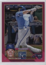 2023 Topps Chrome Magenta Refractor 368/399 Nate Eaton #96 5u3