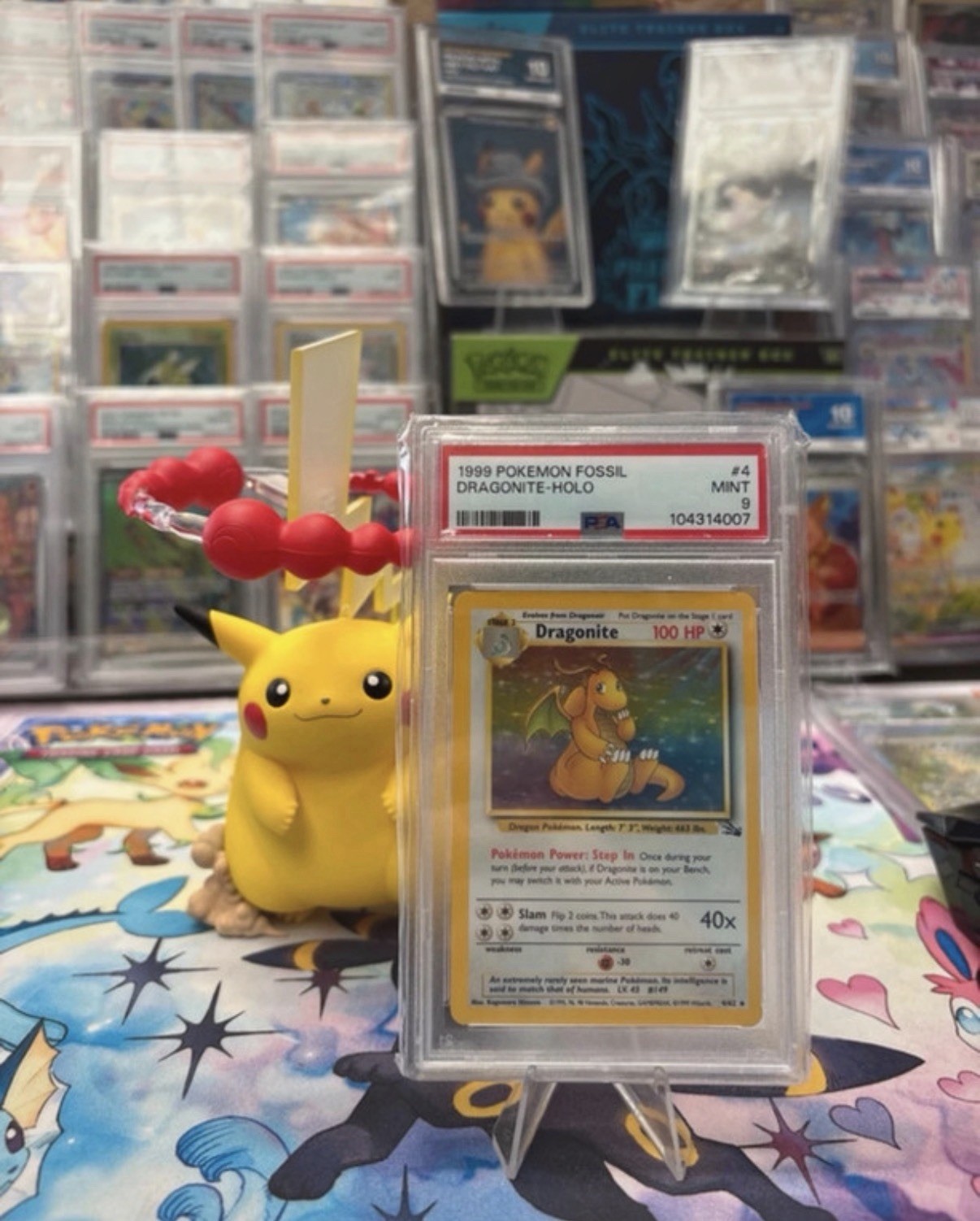 Wizards of the Coast Dragonite 4/62 PSA 9 Holo Unlimited English 1999