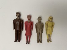 Vintage 1950s Renwal Jointed Dolls Family Parents Kids Brother Sister Lot Of 4