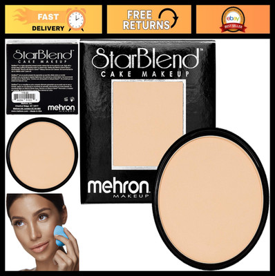 StarBlend Cake Makeup 2 oz - Light Buff, Smooth Finish, Long-Lasting Formula